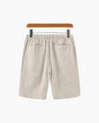 Jolie | Homem Shorts Linho Corte Reto