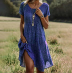 Lena | Vestido Feminino Boho Fluido