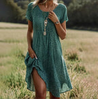 Posy | Vestido Feminino Boho Solto Longo