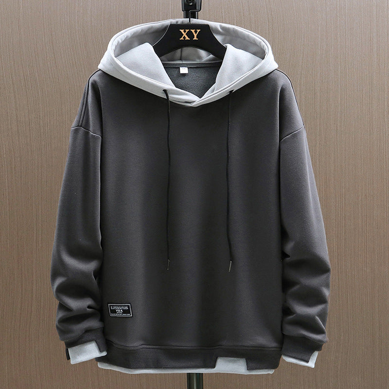 Hoodie Masculino | Bicolor, Bolso Canguru | Estilo Urbano Clássico