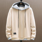 Hoodie Masculino | Bicolor, Bolso Canguru | Estilo Urbano Clássico