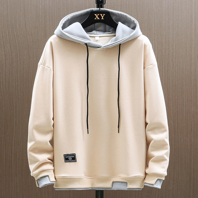 Hoodie Masculino | Bicolor, Bolso Canguru | Estilo Urbano Clássico