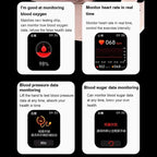 Smartwatch Monitorização Glicose Não Invasiva Fitness GPS