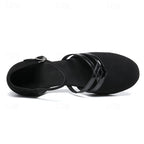 Sapatos de Dança Femininos Tira Ajustável
