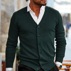 Vera | Homem Cardigan Botões Decote em V