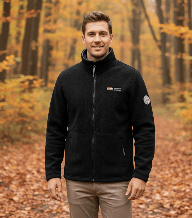 Solveig | Homem Fleece Jacket Regular Fit Térmico Respirável