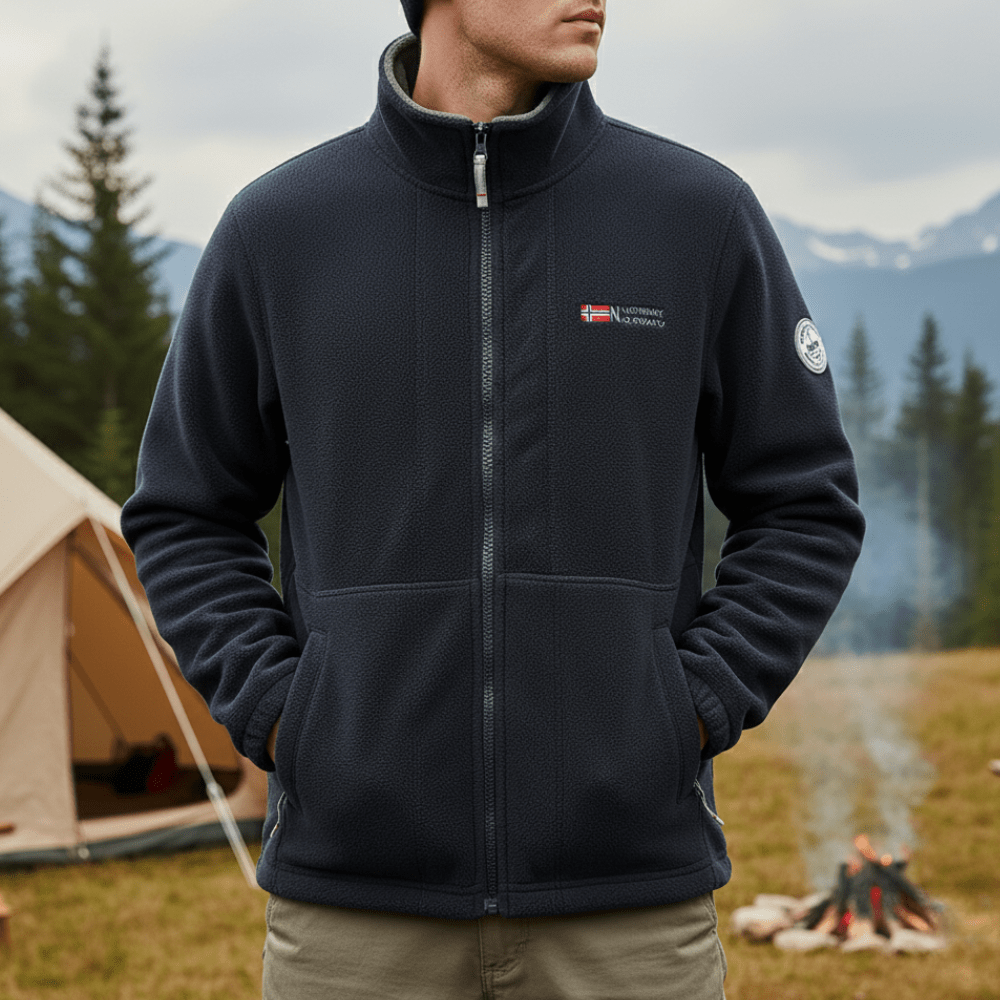 Solveig | Homem Fleece Jacket Regular Fit Térmico Respirável