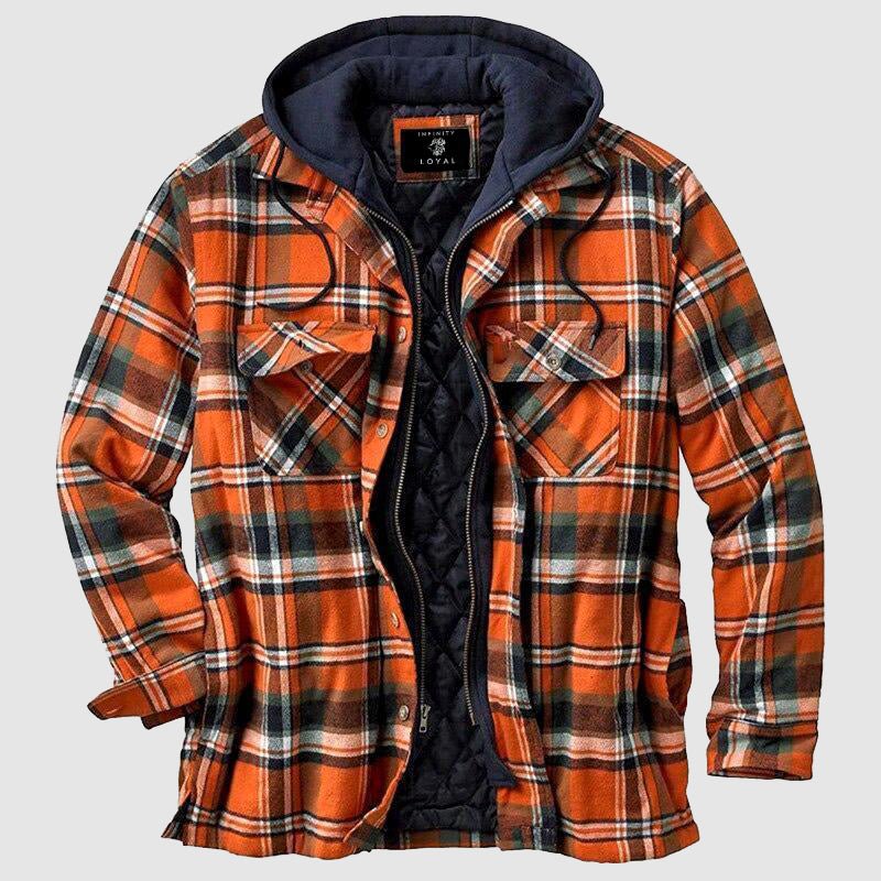 Xanthe | Homem Camisa Jaqueta Flanela Lenhador