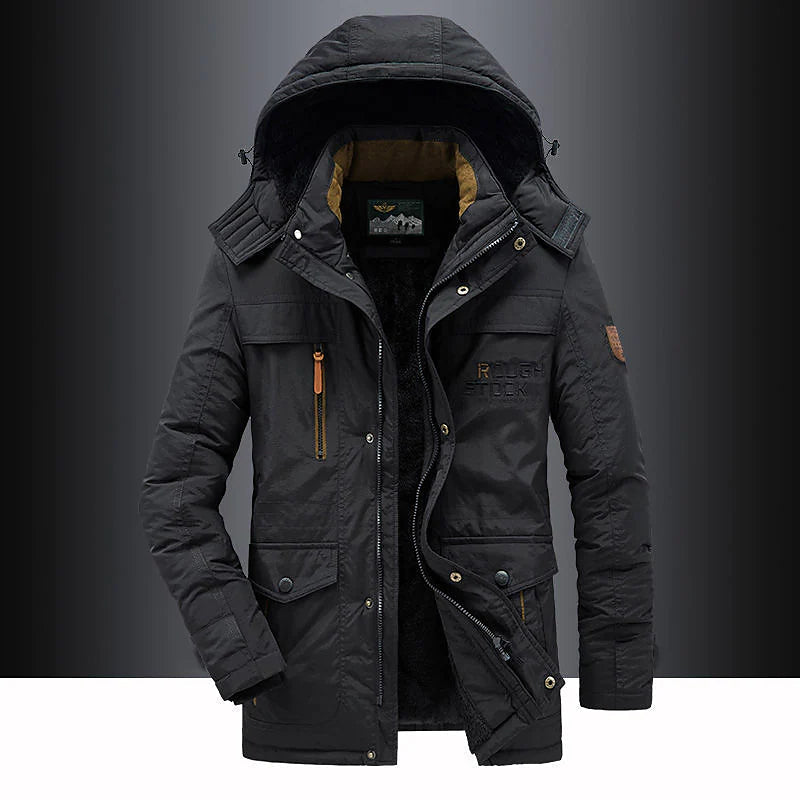Maren | Homem Parka de Inverno com Capuz Ajustável