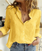 Reva | Blusa de Linho Feminina Relaxed Fit