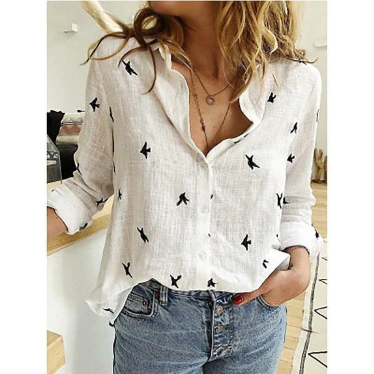 Vera | Blusa Feminina Manga Longa Casual