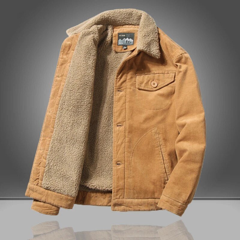 Aria | Casaco Masculino Clássico Abotoado Regular Fit