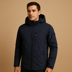 Homem Corta-Vento Impermeável Leve Regular Fit
