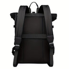 Mochila Masculina Roll-Top Impermeável para Laptop