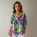 Wren | Blusa Floral Decote V Feminina