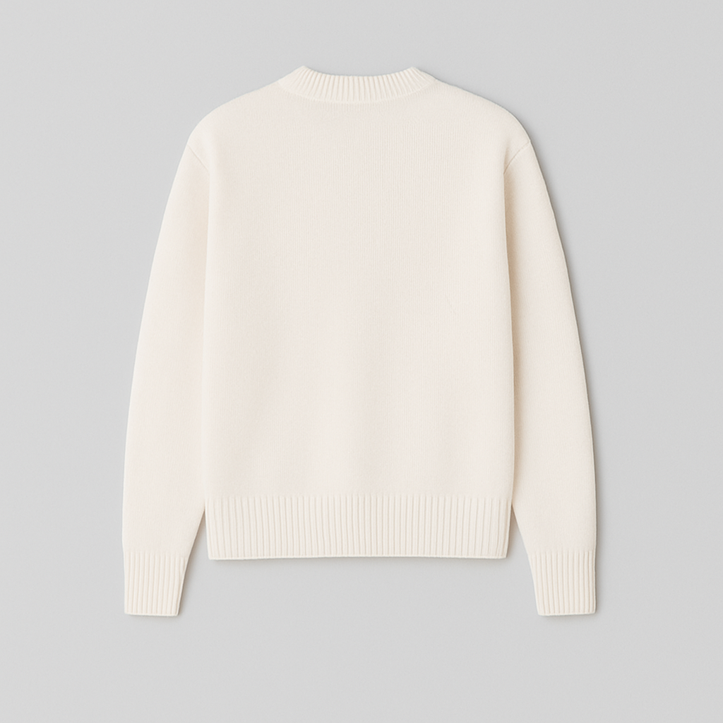 Yvaine | Mulher Camisola Oversized Gola Redonda Motivo Coração